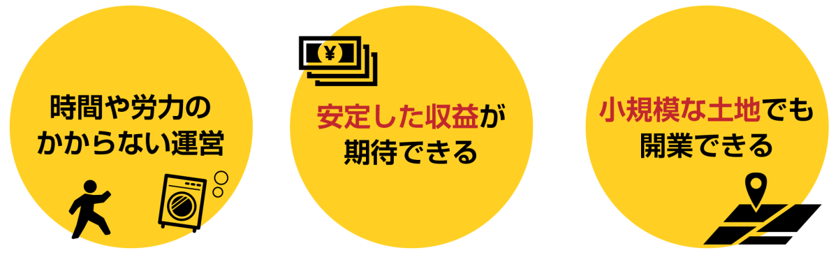 土地活用向けコインランドリー経営のメリット